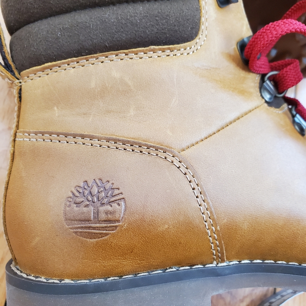 Timberland Ellendale Mid Hiker Waterproof Chukka Boots 6.5 Wheat Tan - Picture 8 of 9